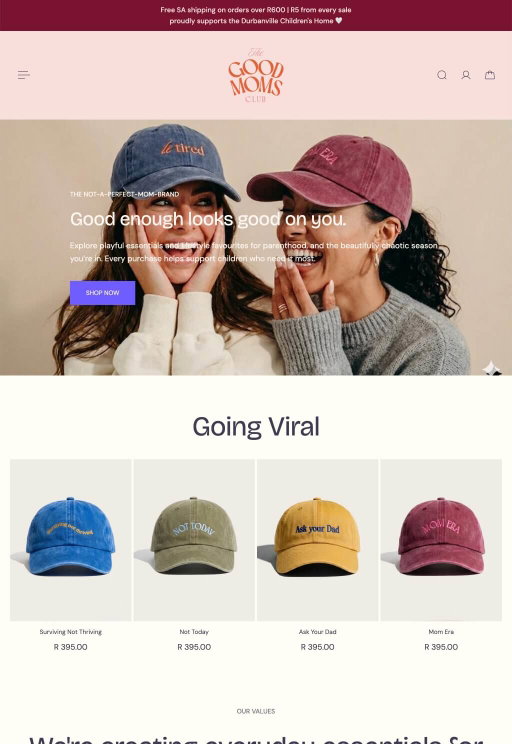 Store example. thegoodmomsclub