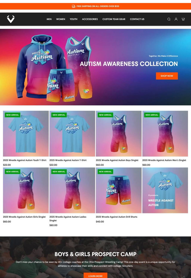 Customer examples. Vantage Wrestling