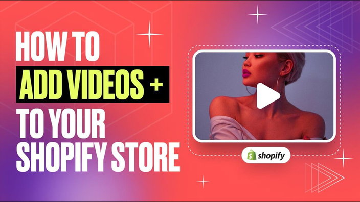 Video cover. How to add videos to your Shopify store