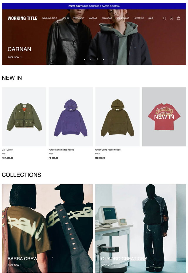 Customer examples. Working Title